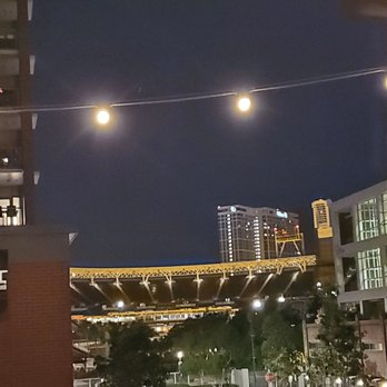 Half Door Brewing - A view of Petco Ballpark from the second floor of the restaurant. - Cocktail Bars Near Me - San Diego, California