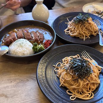 Bon, Nene - Mentaiko spaghetti and katsu curry rice - Japanese Near Me - San Francisco, California Bon, Nene - Mentaiko spaghetti and katsu curry rice - Japanese Near Me - San Francisco, California