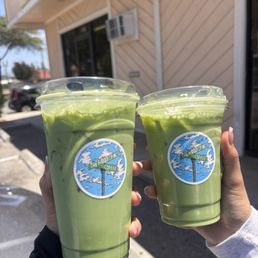 Strawberry matcha