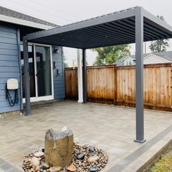 Dream Landscape - Paver patio, water feature and pergola