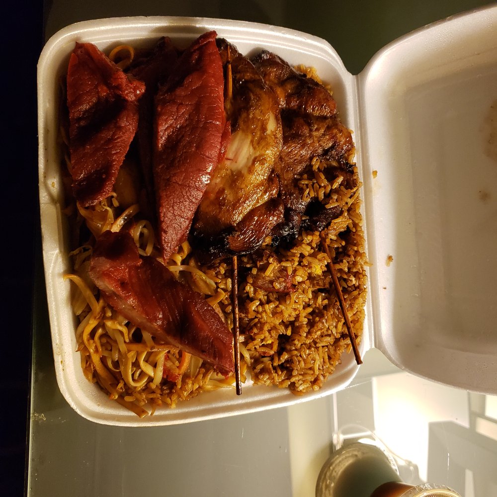 Boneless Spare Ribs, Chicken Teriyaki, Pork Lo Mein & Pork Fried Rice. Boneless Spare Ribs, Chicken Teriyaki, Pork Lo Mein & Pork Fried Rice.