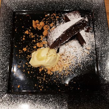 Kokkaku - Shoyu ice cream with chocolate cake and ginger. - New American Near Me - Seattle, Washington Kokkaku - Shoyu ice cream with chocolate cake and ginger. - New American Near Me - Seattle, Washington