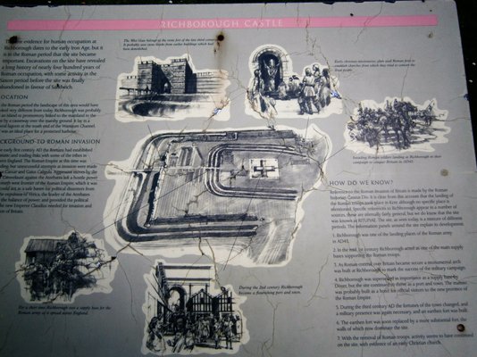 Richborough Roman Fort and Amphitheatre by null