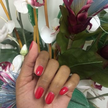 Classy Nail Spa - Classic red... - Nail Salons Near Me - Alameda, California