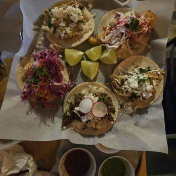 Bakersfield DET - Fish, shrimp, chicken, carnitas, and short rib tacos - Tacos Near Me - Detroit, Michigan