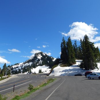 Mather Memorial Parkway - Parking lot by the restrooms on the right, lookout viewing area in the distance on the left. - Landmarks & Historical Buildings Near Me - Naches, Washington Mather Memorial Parkway - Parking lot by the restrooms on the right, lookout viewing area in the distance on the left. - Landmarks & Historical Buildings Near Me - Naches, Washington