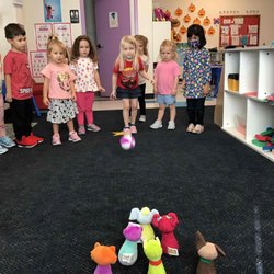 The Learning Experience - Hutto - Bowling with our Movin' n Groovin' enrichment!