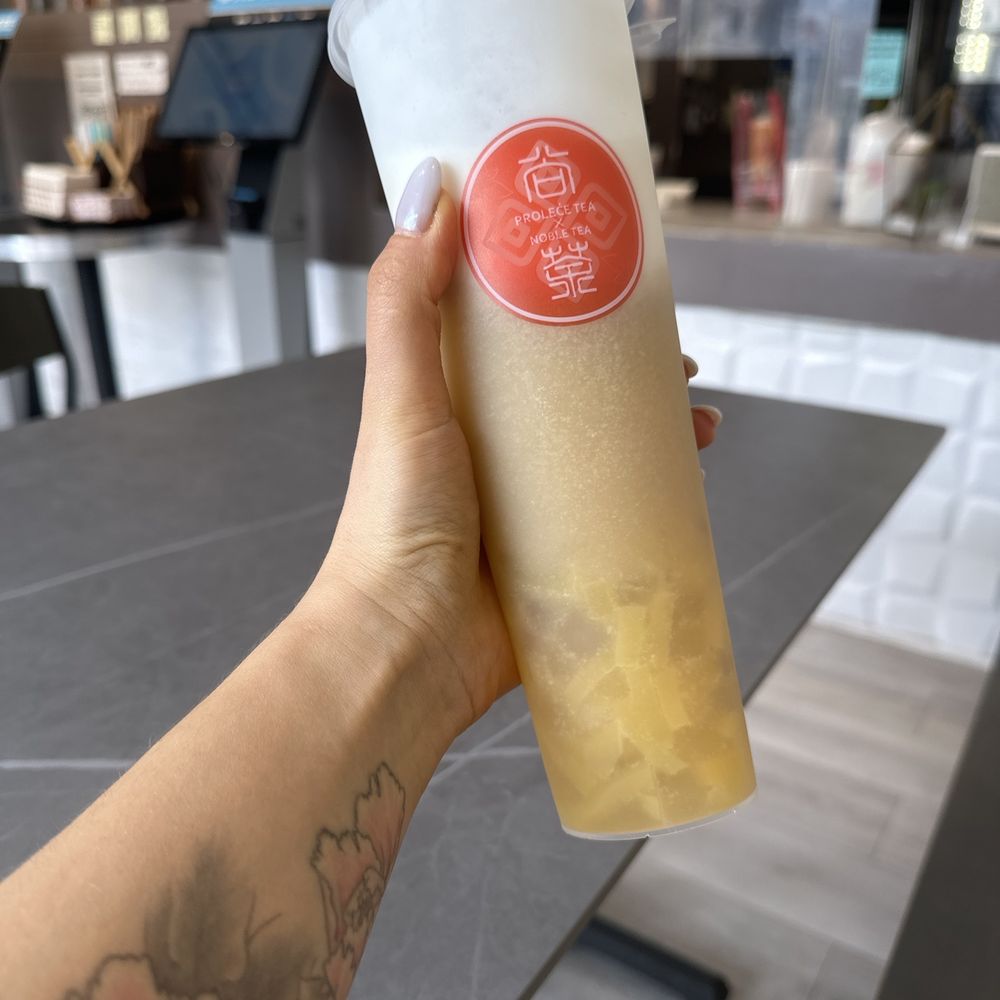 Prolece Tea - (ICED) Cheese Rose Green Tea - Bubble Tea Near Me - Pasadena, California Prolece Tea - (ICED) Cheese Rose Green Tea - Bubble Tea Near Me - Pasadena, California