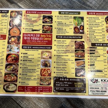 Kkanbu Restaurant - Menu as of July 2025 - Korean Near Me - Buena Park, California Kkanbu Restaurant - Menu as of July 2025 - Korean Near Me - Buena Park, California