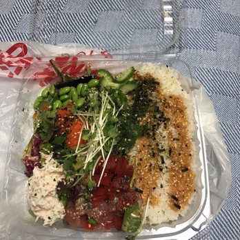 Ahipoki - Luau tuna, albacore regular half and half. - Poke Near Me - Chandler, Arizona Ahipoki - Luau tuna, albacore regular half and half. - Poke Near Me - Chandler, Arizona