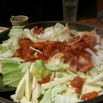 Doraon 1.5 Dak Galbi - Before chicken and squid got cooked! - Korean Near Me - Flushing, New York Doraon 1.5 Dak Galbi - Before chicken and squid got cooked! - Korean Near Me - Flushing, New York