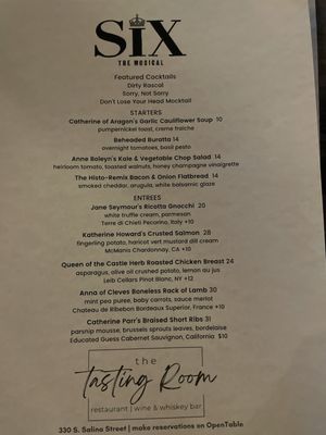 Menu photo 2 The Tasting Room Syracuse, NY