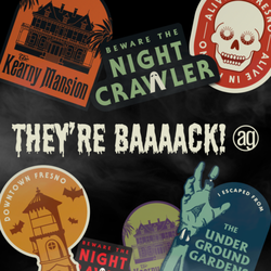 Alphagraphics - You don't want to miss our annual halloween stickers. Designed and printed right here in Fresno.