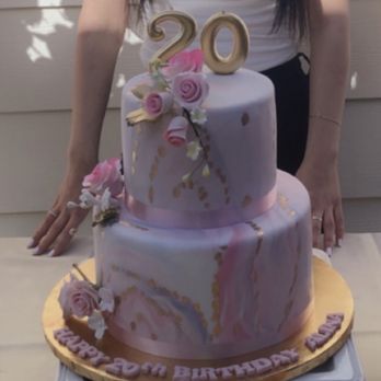 Masis Bakery - 20th birthday cake! They did an amazing job! I gave them an inspiration picture and they recreated it exactly! - Bakeries Near Me - Burbank, California