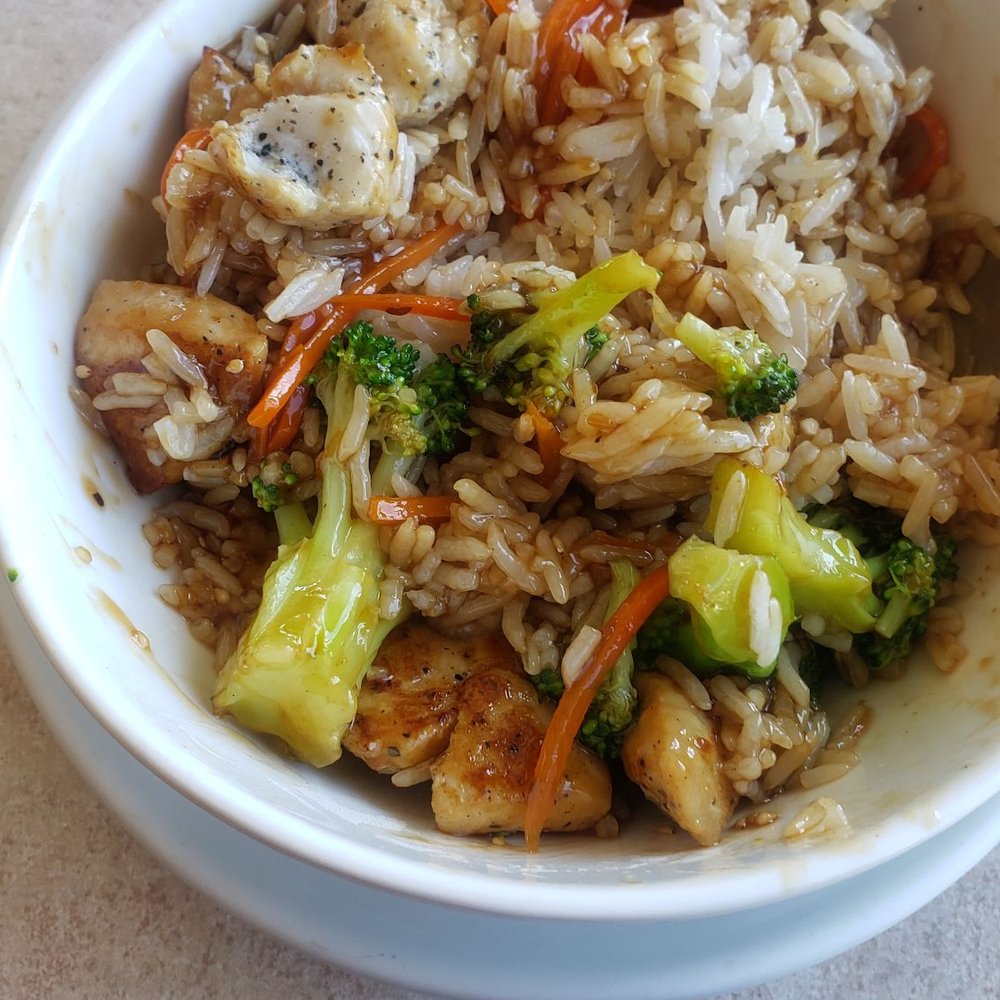 Lake Wohlford - Chicken teriyaki bowl - Lakes Near Me - Escondido, California