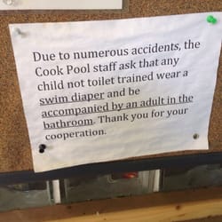 Cook Park Recreation Center - Safety first!!