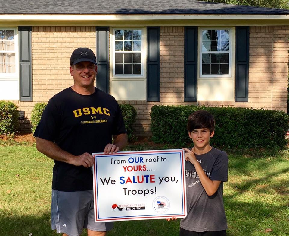 Slide of The Red Shirt Guys Roofing