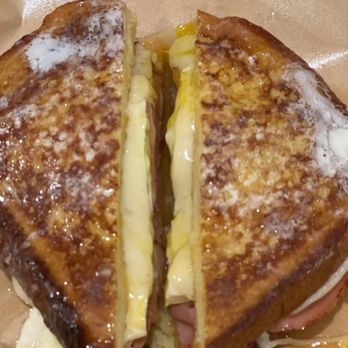 The Soapy Bee Country Store - The French Bee ! Grilled Ham w/cheese and egg between 2 pieces of French toast w/ maple syrup and butter ! - Coffee & Tea Near Me - White Haven, Pennsylvania The Soapy Bee Country Store - The French Bee ! Grilled Ham w/cheese and egg between 2 pieces of French toast w/ maple syrup and butter ! - Coffee & Tea Near Me - White Haven, Pennsylvania