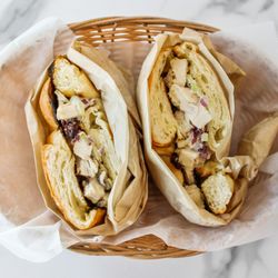 Chcicken Salad on a Croissant
