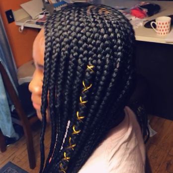Jacky’s Braiding - Lemonade cornrows - Hair Stylists Near Me