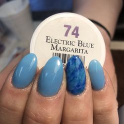 Classified Nails - Marble on powder dip
