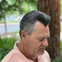 Sharp Barber Shop - Gentlemen's pompadour by Jonathan Corral