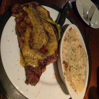 Ruby River Steakhouse - Rib eye steak and creamy potatoes - Steakhouses Near Me - Reno, Nevada Ruby River Steakhouse - Rib eye steak and creamy potatoes - Steakhouses Near Me - Reno, Nevada