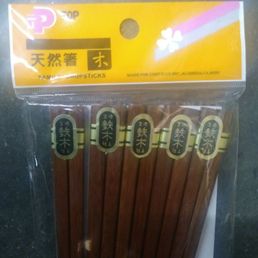 TEAK CHOPSTICKS!! FOR SHAME!!