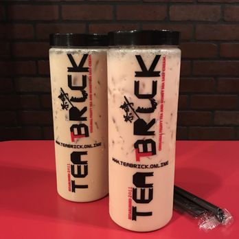 Tea Brick - Oolong milk tea and Rose green milk tea - Tea Rooms Near Me - Monterey Park, California Tea Brick - Oolong milk tea and Rose green milk tea - Tea Rooms Near Me - Monterey Park, California