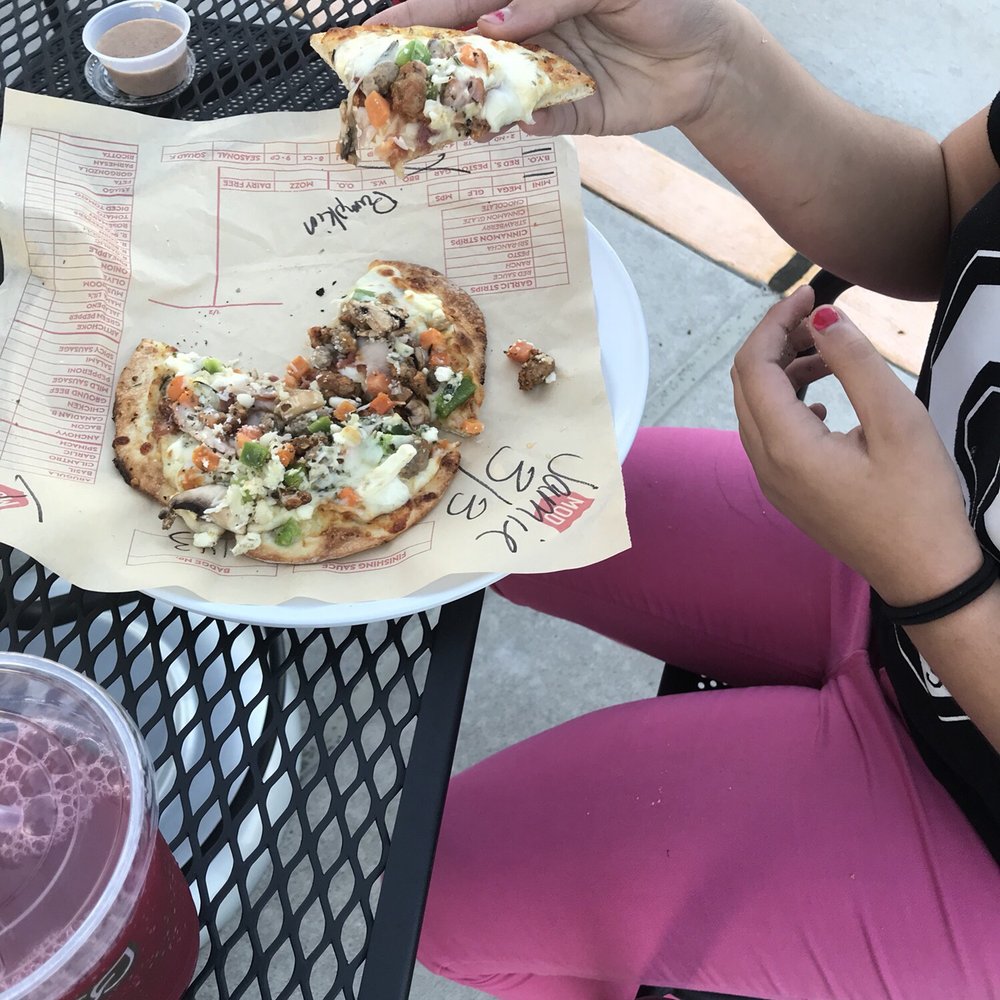 MOD Pizza - My daughter Jaymie also used pumpkin for her sauce and included not only sweet potatoes but also Gorgonzola! - Fast Food Near Me - Houston, Texas MOD Pizza - My daughter Jaymie also used pumpkin for her sauce and included not only sweet potatoes but also Gorgonzola! - Fast Food Near Me - Houston, Texas