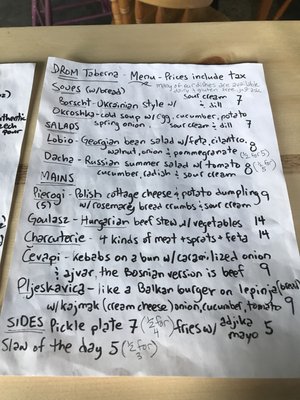 Menu photo 8 Drom Taberna Toronto, ON