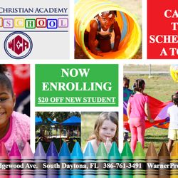 Warner Christian Academy - CALL for TOUR: 386-761-3491