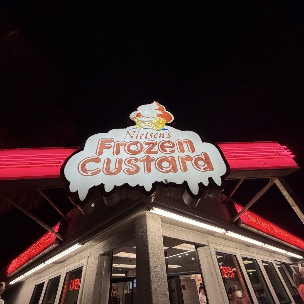 Nielsen's Frozen Custard - Outside Pickup Area - Ice Cream & Frozen Yogurt Near Me - St. George, Utah Nielsen's Frozen Custard - Outside Pickup Area - Ice Cream & Frozen Yogurt Near Me - St. George, Utah
