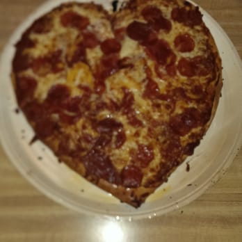 Papa Murphy's - After we cooked it. Yay heart pizza!!! - Pizza Near Me - Sacramento, California Papa Murphy's - After we cooked it. Yay heart pizza!!! - Pizza Near Me - Sacramento, California