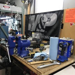 Bower's Tactical - They were in the middle of a customers build when I was here.