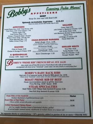 Menu photo 8 Bobby's Restaurant & Lounge Vero Beach, FL Menu photo 8 Bobby's Restaurant & Lounge Vero Beach, FL