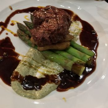 The Chef's Table - Hubs filet. Wasn't a fan of the sauce combo, but he liked it. - New American Near Me - Rocklin, California The Chef's Table - Hubs filet. Wasn't a fan of the sauce combo, but he liked it. - New American Near Me - Rocklin, California
