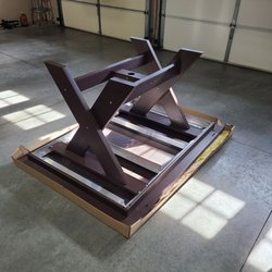 Perfect Choice Furniture - New table for the cabin and you can leave it outside all year .