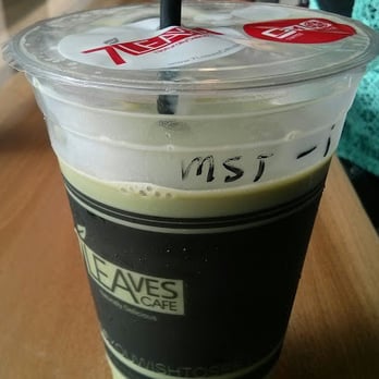 7 Leaves Cafe - Matcha Soy without ice - Coffee & Tea Near Me - Cypress, California