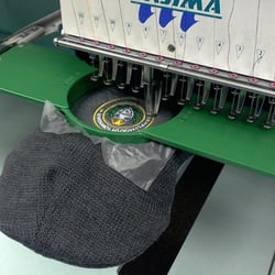 Frank Jones Sporting Goods - Embroidery on knit hats