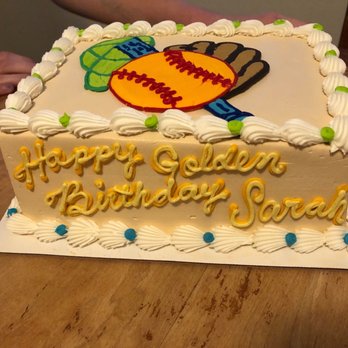 Baskin-Robbins - The AMAZING golden birthday cake made by amazing people. It made our daughters day - Ice Cream & Frozen Yogurt Near Me - La Mirada, California Baskin-Robbins - The AMAZING golden birthday cake made by amazing people. It made our daughters day - Ice Cream & Frozen Yogurt Near Me - La Mirada, California