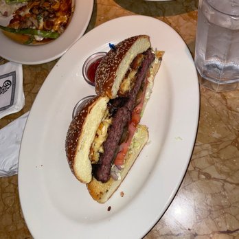 The Cheesecake Factory - Macaroni and Cheese Burger* - Desserts Near Me - Chula Vista, California