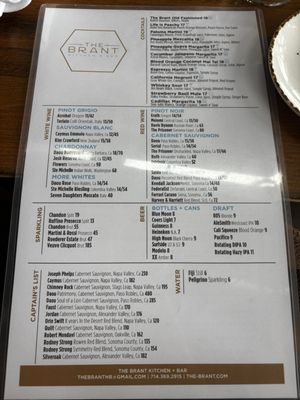 Menu photo 2 The Brant Huntington Beach, CA Menu photo 2 The Brant Huntington Beach, CA