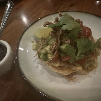 Verde y Crema - Shrimp tostada - Mediterranean Near Me - Tijuana, BCN Verde y Crema - Shrimp tostada - Mediterranean Near Me - Tijuana, BCN