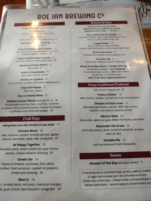 Menu photo 6 Roe Jan Brewing Hillsdale, NY Menu photo 6 Roe Jan Brewing Hillsdale, NY