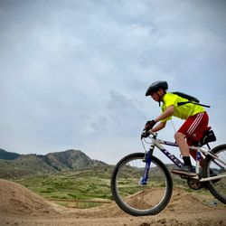 Beechwold Bicycles - My son on the 25 year old racer...