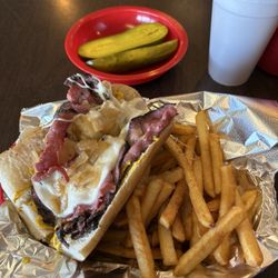 Trivelli's Hoagies - Pastrami sandwich