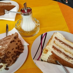 San Marco - Schokoladen-Mascarpone-Torte und Eierlikör-Torte