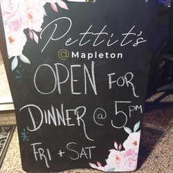 Pettit’s at Mapleton