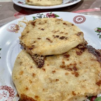 Restaurante Bahia De Jiquilisco - Revueltas Pupusas (Pork, Cheese, & Beans): 5 stars! - Salvadoran Near Me - Concord, California